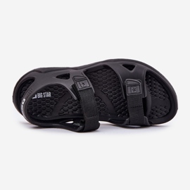 Women's foam sandals on the Big Star RR274A512 Black platform 2