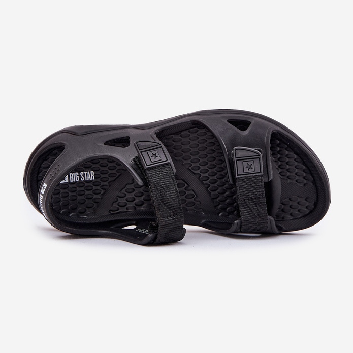Women's foam sandals on the Big Star RR274A512 Black platform 2
