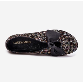 Leather ballerinas with Laura Messi 2921 Black bow 2 Leather ballerinas with Laura Messi 2921 Black bow 2