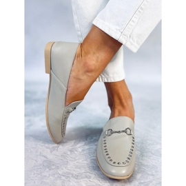 Gray loafers lordsy 1390 Gray grey 2