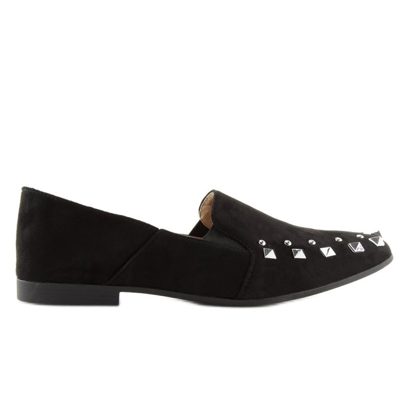 Black loafers lordsy with studs 1415 Black 1