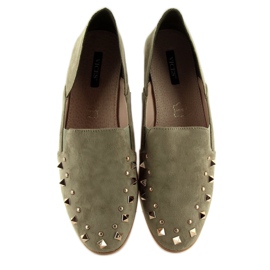 Lordsy loafers with 1415 Green studs 1