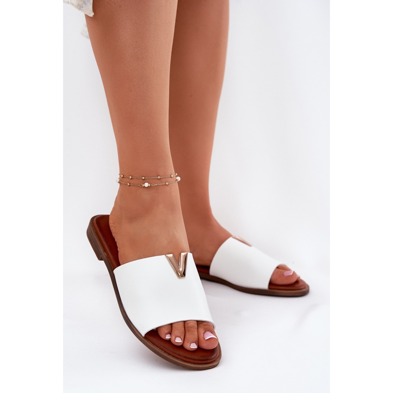 EVento Flat -heeled Eco Women's Summies White 2 EVento Flat -heeled Eco Women's Summies White 2