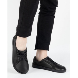 Olivier Men's shoes barefoot minimalist leather 909J black 2 Olivier Men's shoes barefoot minimalist leather 909J black 2