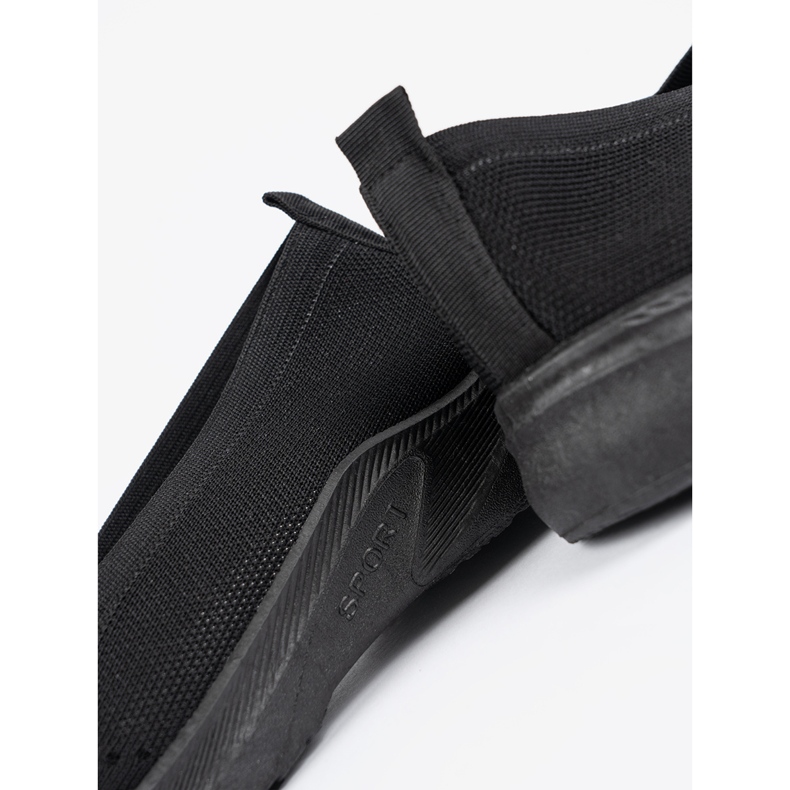 Shelvt Black slip-on sports shoes 1 Shelvt Black slip-on sports shoes 1