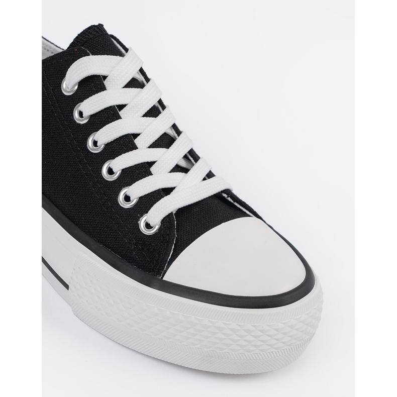 Shelvt Black sneakers with the inscription Love Women 1 Shelvt Black sneakers with the inscription Love Women 1