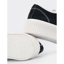 Shelvt Black sneakers laced on a thick sole 1 Shelvt Black sneakers laced on a thick sole 1