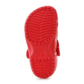 Crocs classic vday clog t 209755-6zr flip-flops red 4