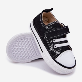 Inna Black Velcro children's sneakers 1