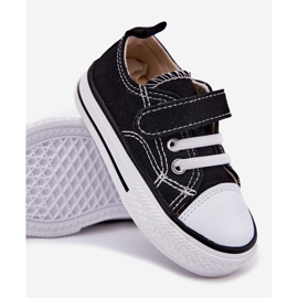 Inna Black Velcro children's sneakers 2