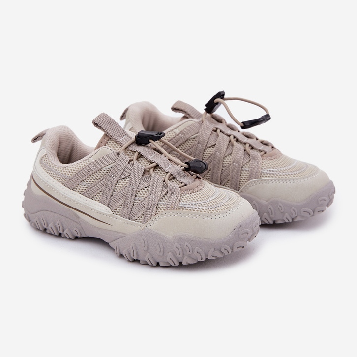 Inna Children's sneakers with light beetle beige 1 Inna Children's sneakers with light beetle beige 1
