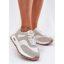 Suede sneakers on the Women's Big Star RR274896 Women's Platform Hi-Polish System Biało-Share white 2 Suede sneakers on the Women's Big Star RR274896 Women's Platform Hi-Polish System Biało-Share white 2