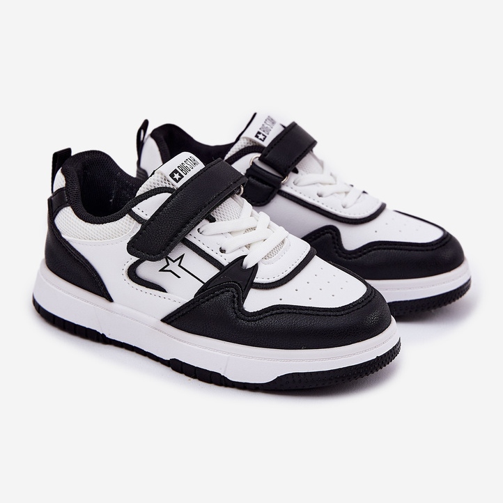 Light children's sneakers big star rr374052 white and black 1