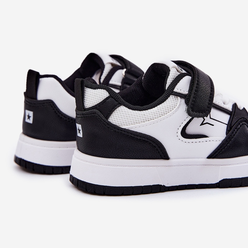Light children's sneakers big star rr374052 white and black 2