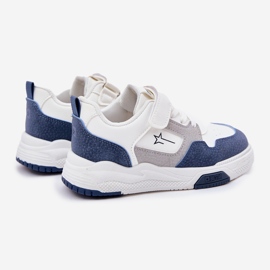 Lightweight baby sneakers big star rr374053 white and blue 2 Lightweight baby sneakers big star rr374053 white and blue 2