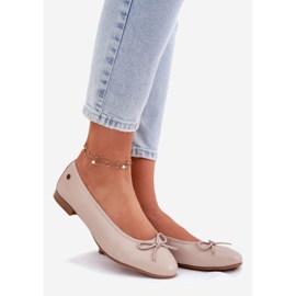 Women's leather ballerinas Maciejka P6800-04 Beige 1 Women's leather ballerinas Maciejka P6800-04 Beige 1