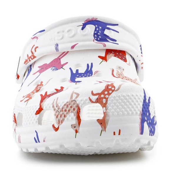 Crocs Classic Character Print Clog 209695-9cd flip-flops white 1