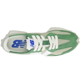 Men's Sneakers New Balance 327 Green suede sports shoes (U327ce) 1