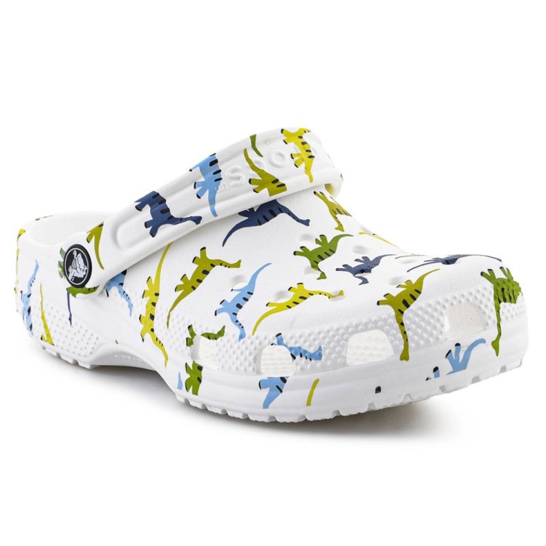 Children's clogs Crocs Classic Character Print Clog 209695-9DH White 2