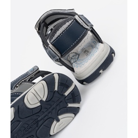 Shelvt Navy blue boys sandals 1