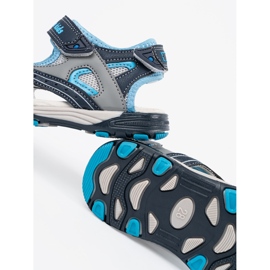 Shelvt Navy blue boys' sandals 1