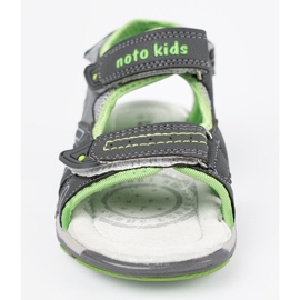 Shelvt Gray boys sandals grey 1