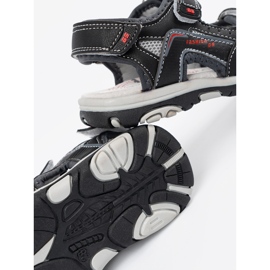 Shelvt Black boys sandals 1