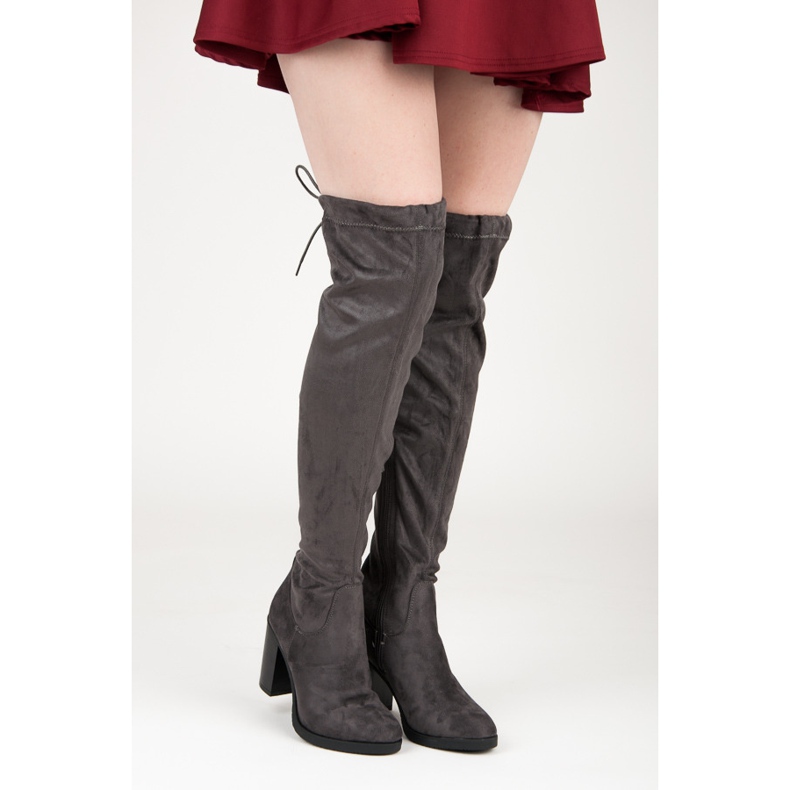 Seastar Over-the-knee boots on the post grey 1