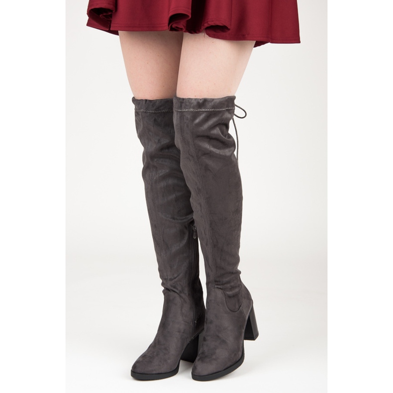 Seastar Over-the-knee boots on the post grey 2