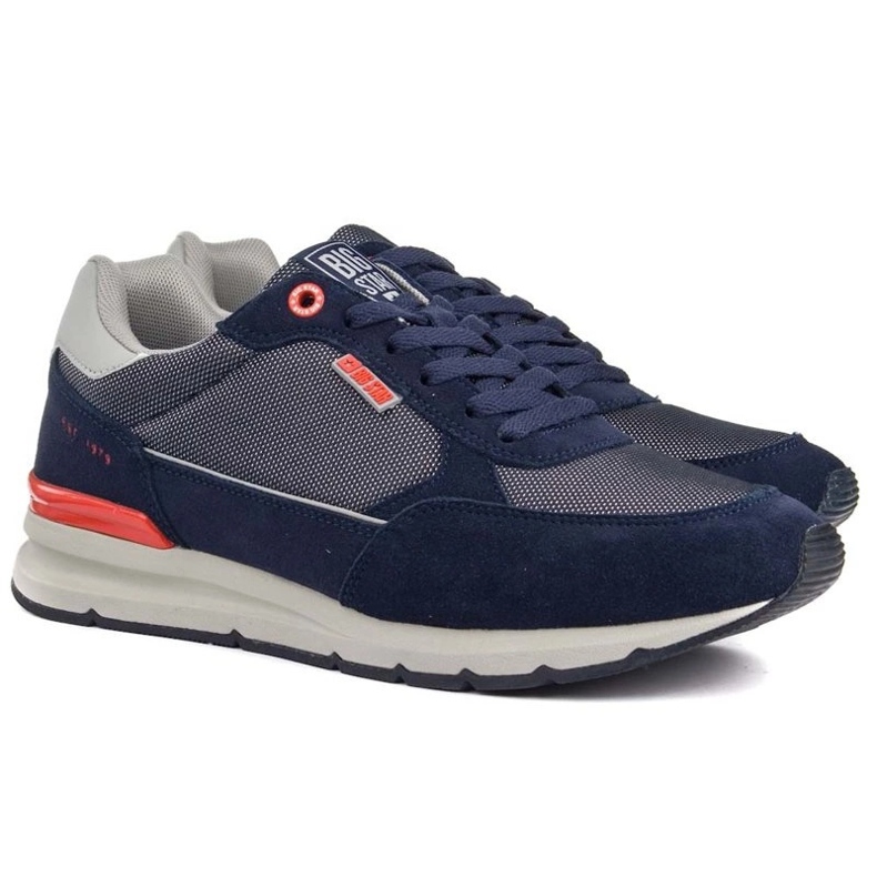 Men's sports shoes Memory Foam Big Star LL174122 navy blue 2 Men's sports shoes Memory Foam Big Star LL174122 navy blue 2