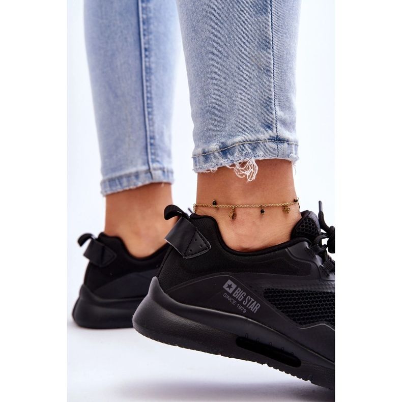 Sneakers women's shoes big star ll274372 black 2 Sneakers women's shoes big star ll274372 black 2