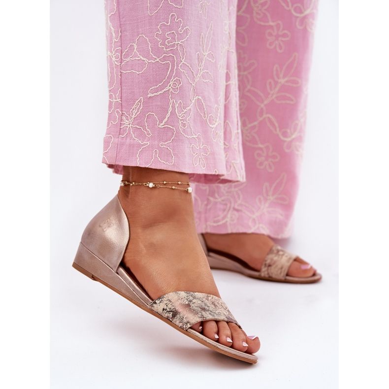 Maciejka leather sandals 01971-71 PLN golden 2 Maciejka leather sandals 01971-71 PLN golden 2