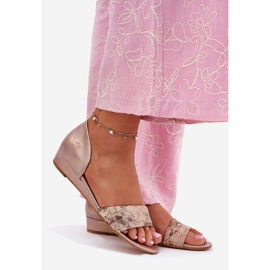 Maciejka leather sandals 01971-71 PLN golden 1 Maciejka leather sandals 01971-71 PLN golden 1