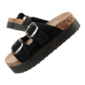 Lee Cooper LCW-25-35-3493L flip flops black 1