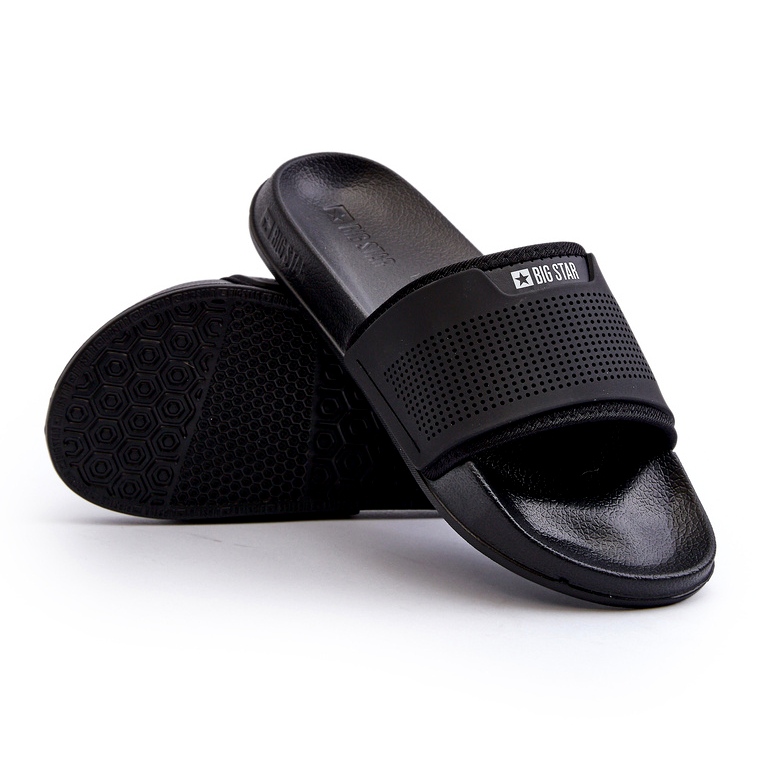 Light Men's Flip-Flops Big Star NN174694 Black 1