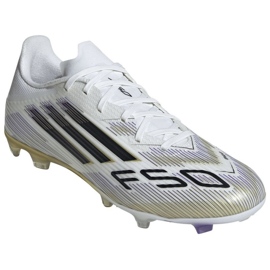Adidas F50 League FG/MG JI0005 football shoes white 1