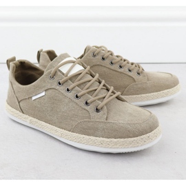 Men's shoes espadrilles Khaki Nowacki 0017-E beige 1