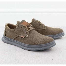 Men's casual shoes textile brown Nowacki 1059-H beige 1 Men's casual shoes textile brown Nowacki 1059-H beige 1