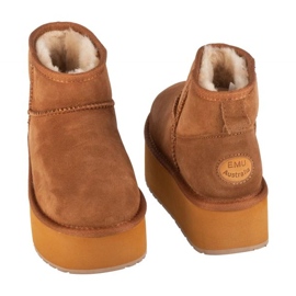 Emu Australia Stinger Micro Flatform shoes W13082-Ches brown 2