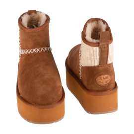 Emu Australia Stinger Knit Flatform W13143-Ches brown 2