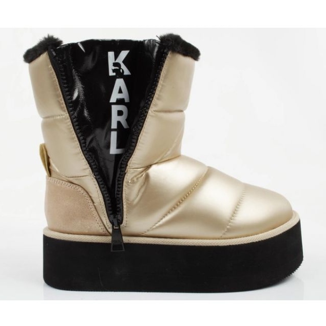 Shoes, snow boots Karl Lagerfeld Thermo kl48554hgd golden 2 Shoes, snow boots Karl Lagerfeld Thermo kl48554hgd golden 2