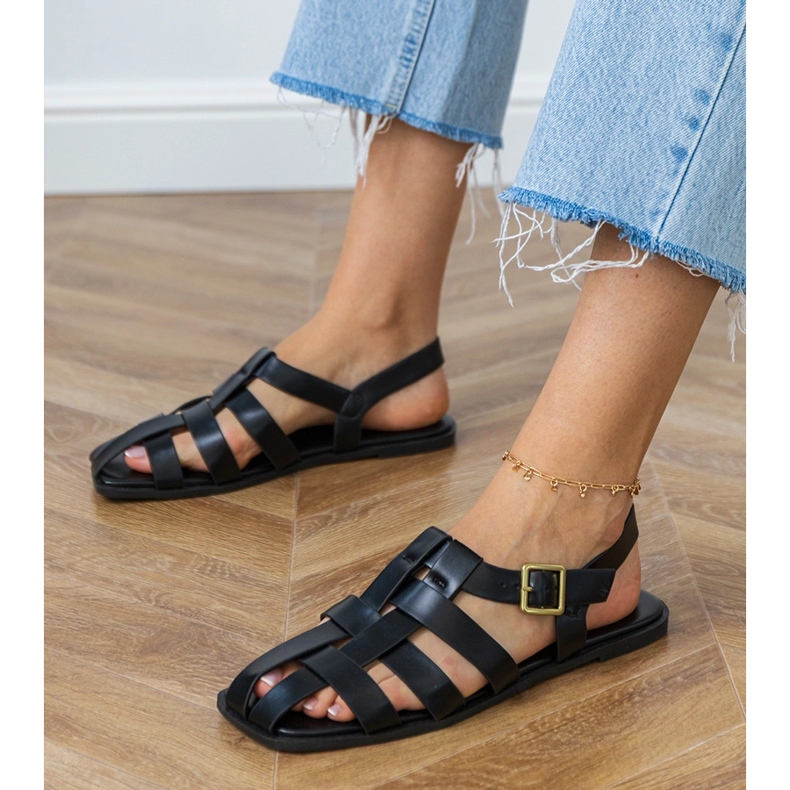 Black Sandals Gladiator built 1 Black Sandals Gladiator built 1