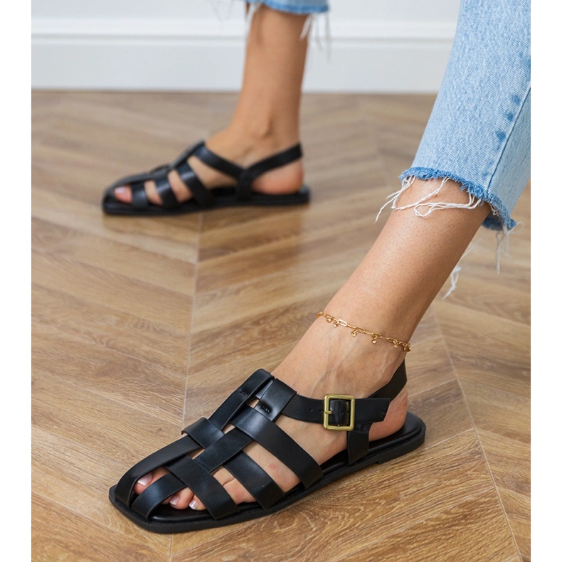 Black Sandals Gladiator built 2 Black Sandals Gladiator built 2