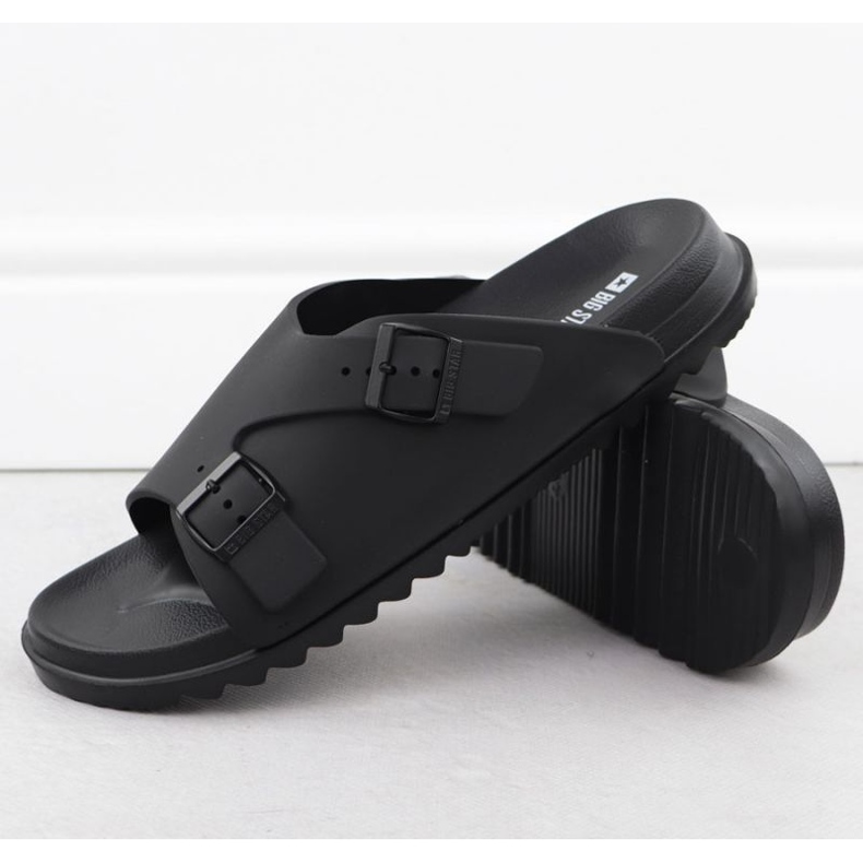 Big Star RR174A019 flip flops black 1 Big Star RR174A019 flip flops black 1