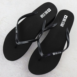 Big Star RR274A577 flip -flops black 1 Big Star RR274A577 flip -flops black 1