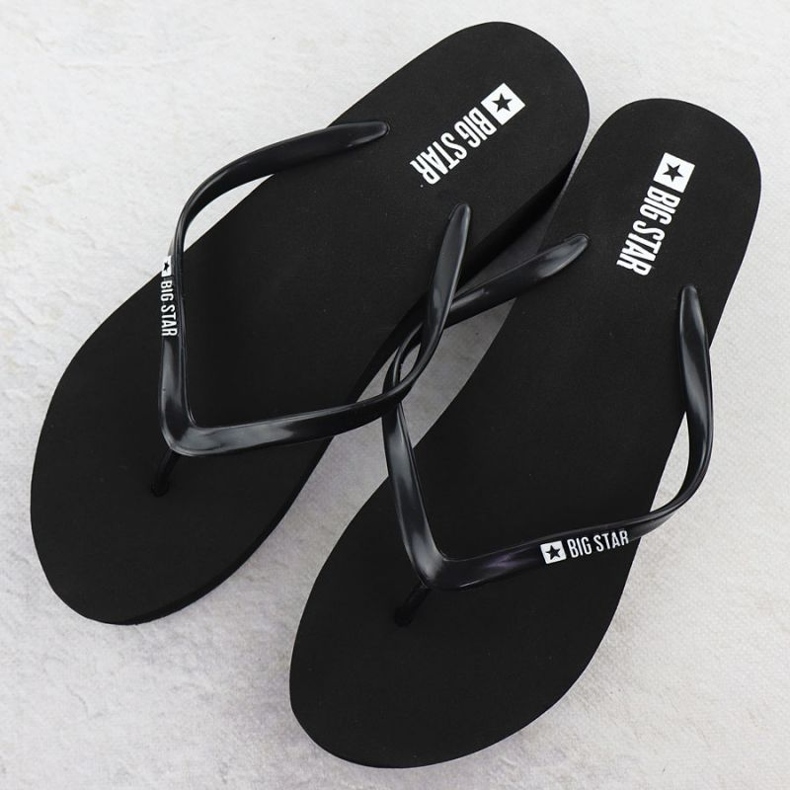 Big Star RR274A577 flip -flops black 1 Big Star RR274A577 flip -flops black 1