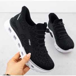 Women's sports shoes Rieker M6066-01 black 1