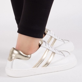 Sneakers Barefoot Women's Kaia Olivier - white leather shoes 1 Sneakers Barefoot Women's Kaia Olivier - white leather shoes 1