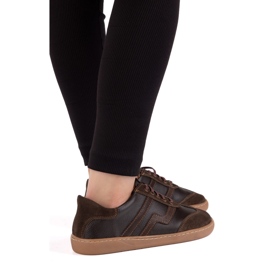 Barefoot women's leather shoes Olivier Eliza dark brown 1 Barefoot women's leather shoes Olivier Eliza dark brown 1