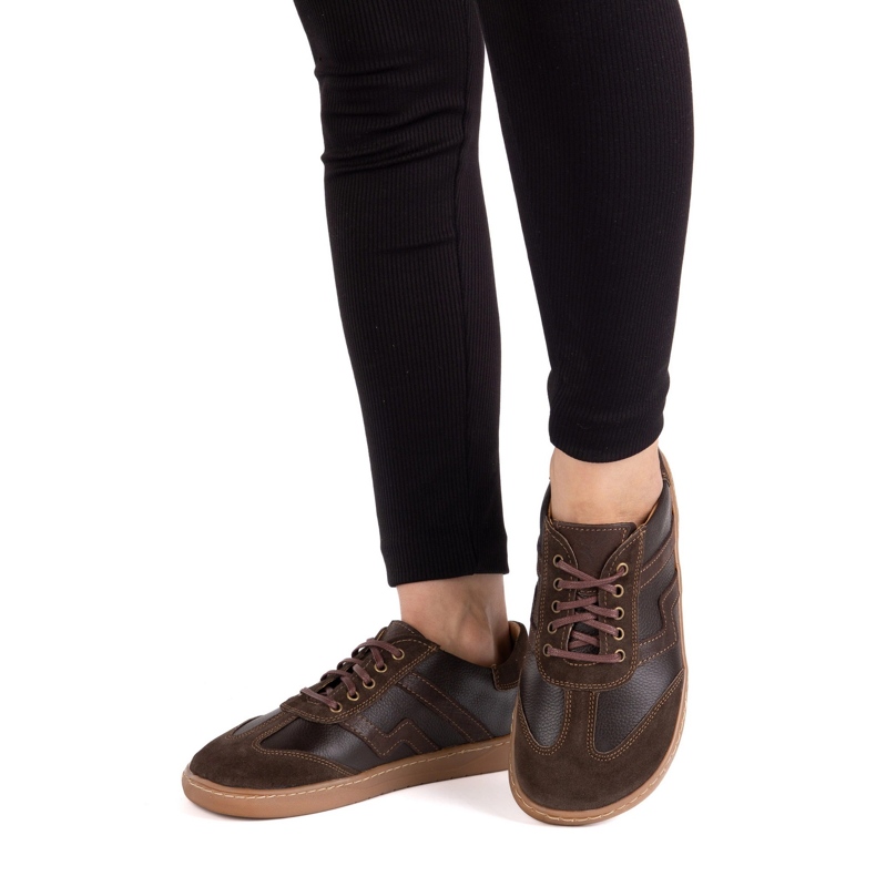 Barefoot women's leather shoes Olivier Eliza dark brown 2 Barefoot women's leather shoes Olivier Eliza dark brown 2